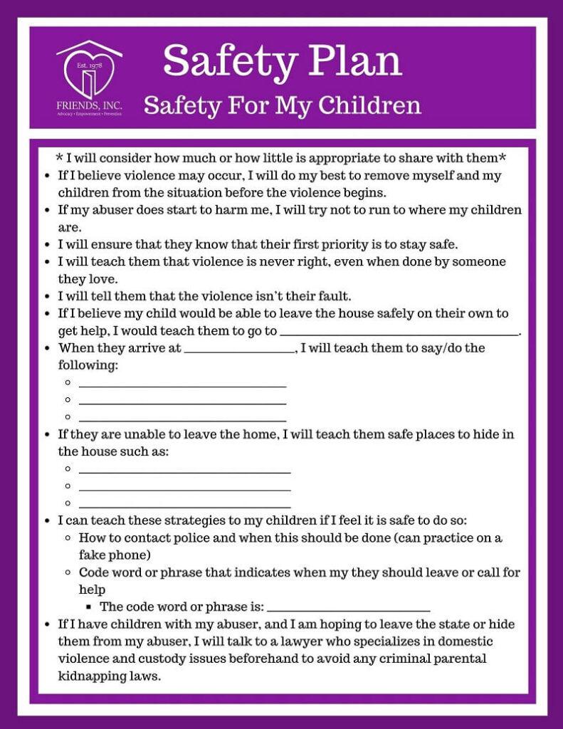 Safety Plan Friends Inc 